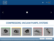 Tablet Screenshot of cvs-eng.de
